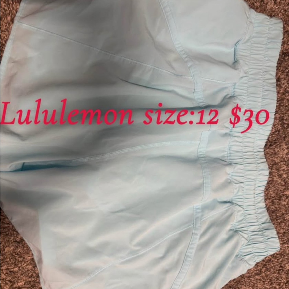 Lululemon Athletica Light Blue Wide Leg Pants